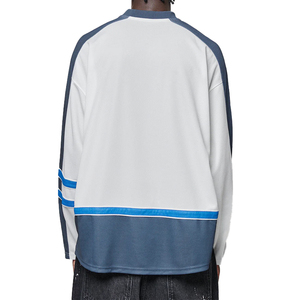 Top Premium Flame Mesh Jersey Oversized Streetwear Racing Graphic Sports Jersey Men Polyester OEM Manufacturer Wholesale Jersey - Product Image 5