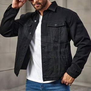 Fashionable Men <b>Jeans</b> <b>Jacket</b> 2026 Custom Made Latest Design Men <b>Jeans</b> <b>Jacket</b> For Adult Online Sale - Product Image 3