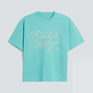 Produttore di T-Shirt in Maglia con Logo Personalizzato Ricamato, Jersey di Cotone e Poliestere, Stampa Personalizzata OEM ODM, Abbigliamento all'Ingrosso - Product Image 4