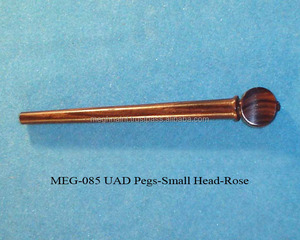 Chevilles de luth en bois de rose avec petite tête - Product Image 4