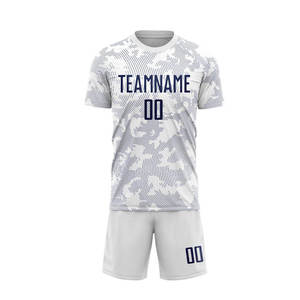 Uniformes de Fútbol Sublimados Premium - Conjunto de Camiseta y Pantalones Cortos de Fútbol Personalizados - Whiteaura International 100% Poliéster - Direct Sportswear - Product Image 2