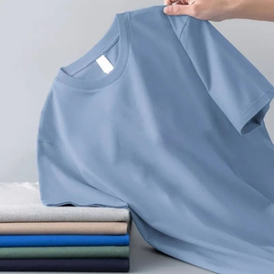 T-shirt d'été uni à manches courtes en jersey de polyester pour homme, coupe classique, avec logo personnalisé OEM, vente en gros - Product Image 5
