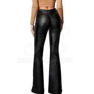 Pantalons en cuir pour femmes de haute qualité, cuir souple, matière confortable et durable, design élégant pour une utilisation en extérieur - Product Image 3