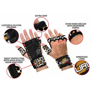 Gants de musculation personnalisés en néoprène pour la salle de sport, stabilisation du poignet et amélioration de la prise en main, vente en gros OEM - Product Image 6
