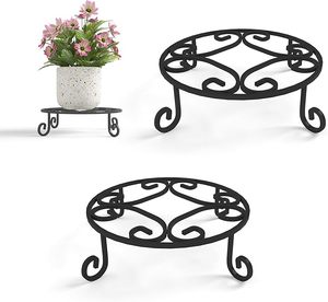 Customizable Tall Iron Planter Stand With Simple Design Ideal For Saving Space And Displaying Multiple Plants In Limited Areas - Product Image 4