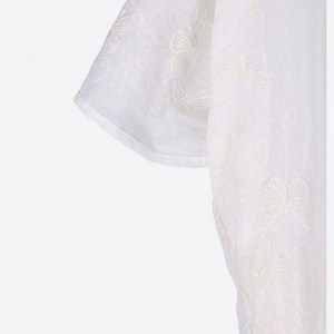 Robe Kaftan d'été décontractée en viscose écologique, style bohème, brodée, mini, col en V, respirante, pour la plage - Fabricant - Product Image 4