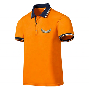 Polos de Punto para Hombre, Corte Regular, Alta Calidad, Estilo Vintage para Golf, Manga Corta, Estampados - Product Image 6