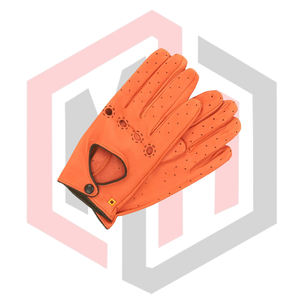 Guantes de Conducción de Cuero Estilo Vintage para Hombre, Antiestáticos, Antideslizantes, Venta al por Mayor de Fábrica, Fabricante OEM - Product Image 3