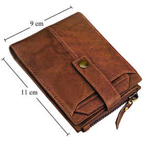 Wholesale Reasonable Price Men Leather <b>Wallets</b> High Quality Custom Color And Size Leather <b>Wallet</b> In <b>Cheap</b> Price Lightweight Made - Product Image 5