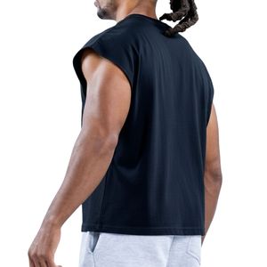 Débardeur de sport personnalisé pour homme, sans manches, coupe ample, respirant, en Spandex/Coton, écologique, haute qualité, pour la musculation - Product Image 5