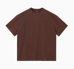 เสื้อยืดคอกลมคุณภาพสูง หนัก 260 กรัม ผ้าฝ้าย/ใยไผ่ ย้อมสี ป้องกันการเป็นขุย สไตล์สตรีทแวร์ สำหรับผู้ชายและผู้หญิง พร้อมโลโก้แบบกำหนดเอง - Product Image 1