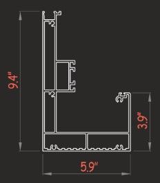 Profilé en T en aluminium série 4000, sur mesure OEM/ODM, du fabricant vietnamien CNW, en aluminium 6063, tailles 30, 40, 45, 9038, 23*3.5mm, découpe sur mesure - Product Image 4