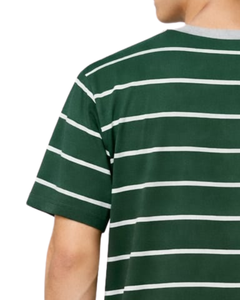 Camiseta Personalizada Verde y Blanca para Hombre, 100% Algodón, Cuello Redondo, Manga Corta, Corte Regular, Estilo Casual, Ecológica, para Verano, OEM - Product Image 5
