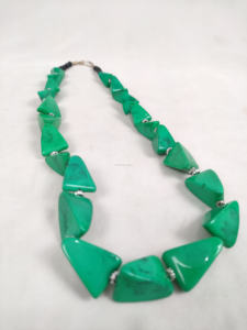 Collar de cuentas de moda hecho a mano con cuentas de resina de la India para la venta a granel collares de cuentas de moda al por mayor - Product Image 2