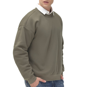 Unisex Crew Neck Pullover <b>Sweater</b> Print Knitted <b>Fleece</b> Regular Fit Casual Winter Wear Long Sleeve 100% Cotton Breathable - Product Image 5