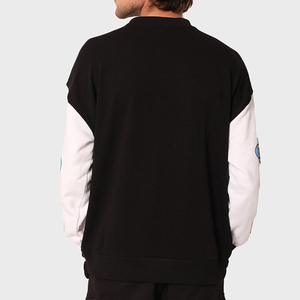 Easy Fit Solid Sweatshirt <b>Men</b> Urban Casual Sweatshirt Straight <b>Pullover</b> <b>Men</b> Breathable Sweatshirt OEM Service Pakistan - Product Image 3