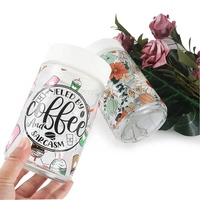 Impression personnalisée populaire 20 oz étiquette de transfert de tasse froide prêt à peler autocollants uv dtf tasse enveloppe transfert autocollant pour tasses