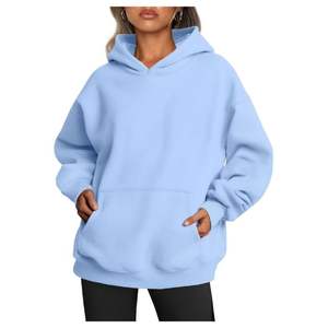 2025 mujeres Heavy Fleece Pullover Hoodie OEM ODM diseño personalizado Otoño/Invierno ecológico transpirable impreso insignia Casual - Product Image 1