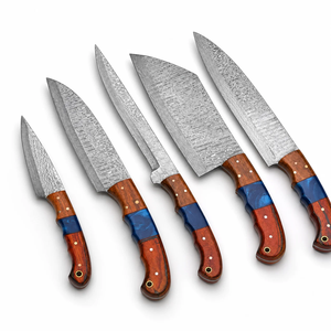 LEGACY BLADES Luxury 67 Layers Damascus Steel Kitchen <b>Knife</b> <b>Set</b> Ergonomic Wooden Handle OEM Factory Supplier - Product Image 3
