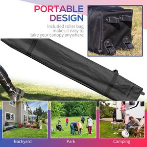 Kaleidoscope Party Pavilion 10FT Pop up <b>Canopy</b> with Sidewall Wheels Adjustable Height Pop up <b>Tent</b> for Outdoor Events - Product Image 6