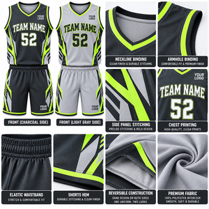 Tenue de basketball professionnelle deux-en-un, uniforme d'équipe de basketball personnalisé, coupe classique, uniforme de basketball pour les équipes féminines - Product Image 5
