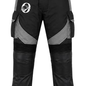 Conjunto de Motocicleta Negro y Gris para Hombre, Chaqueta y Pantalones de Motocicleta, Traje de Protección para Motociclistas, Equipo de Motociclista Resistente, Ropa de Carreras para Exteriores - Product Image 5