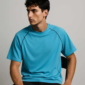 T-shirt '' SOSH 4 '' Polo Republica pour homme avec passepoil contrastant - Product Image 1