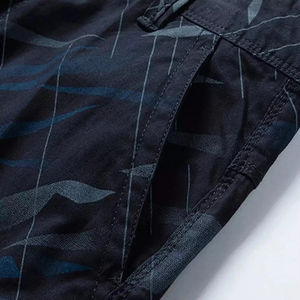 Pantalones Cortos Cargo para Hombre, Corte Holgado, Algodón Liso de Alta Calidad, Diseño Personalizado con Logotipo, Venta al Por Mayor, Pantalones Cortos Deportivos para Entrenamiento en Equipo - Product Image 3