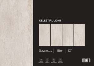 กระเบื้องพอร์ซเลนดีไซน์เนอร์ แมตต์ ขนาด 600x1200 มม. กระเบื้องปูพื้นและผนังขนาดใหญ่ สำหรับพื้นที่อยู่อาศัยหรูหราและใช้งานภายในเชิงพาณิชย์ - Product Image 6