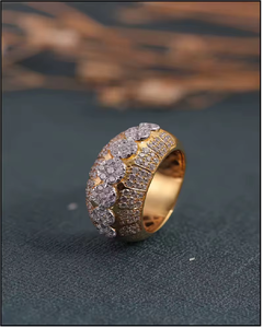 Luxury Unisex Marquise <b>Solitaire</b> <b>Ring</b> Featuring Brilliant Fire and Premium 925 <b>Silver</b> Craftsmanship by Ratan International - Product Image 4