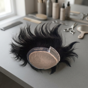 Peluca Mirage de Cabello Humano con Encaje Frontal para Hombres, Peluca Médica con Encaje Frontal, Perruque Homme - Product Image 2