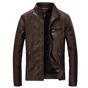 Vestes en cuir pour hommes entièrement personnalisées en cuir de vache véritable, fabriquées à Sialkot, Pakistan, à bas prix. - Product Image 1