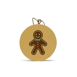 Most Selling Wooden <b>Gingerbread</b> <b>Man</b> Christmas Ornament for Tree Hanging Home Holiday <b>Decoration</b> Christmas Party Festive - Product Image 2