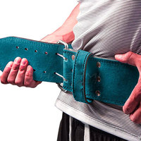 Cinturón de Cuero Ajustable con Hebilla para Gimnasio, Entrenamiento de Fuerza y Soporte Físico Diseñado para Mejorar el Rendimiento