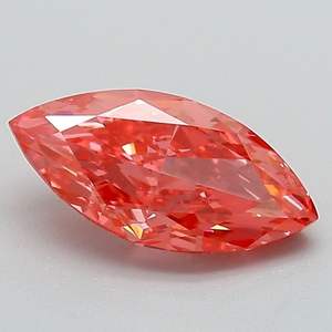 Diamante Suelto Cultivado en Laboratorio, Certificado IGI, Color Rosa Intenso, Claridad VVS, Corte Marquesa, para Joyería, Anillo de Compromiso - Product Image 1