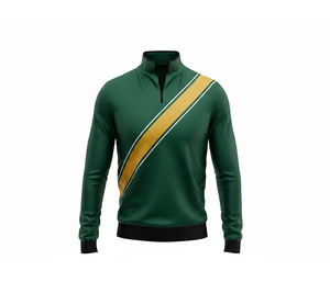 Digital Print Quarter Zip <b>Pullover</b> <b>Jacket</b> Manufacturer <b>Men</b> Women Youth Sportswear Quick Dry Team <b>Pullover</b> - Product Image 1
