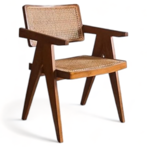 Leisure Style Wooden and Rattan <b>Seat</b> with Minimalist Design and Teak Wooden Frame Material for Home Furniture - Product Image 2