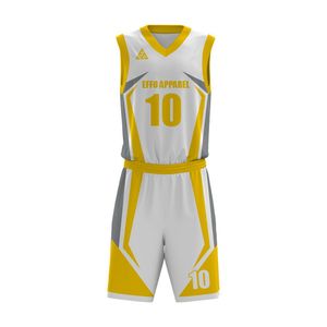 Hot Selling Custom Team Name Basketball Uniforms 100% Polyester Quick Dry Moisture Wicking Breathable Sleeveless Unisex Adults - Product Image 4