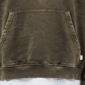 Survêtements délavés à l'acide, ensembles de sweats à capuche et pantalons de survêtement zippés effet soleil, 100 % coton, pour hommes - Product Image 4