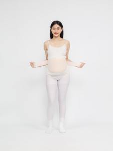 Ceinture de grossesse indonésienne supérieure pour femmes, douce, respirante, lavable, réglable, bande de soutien ventral pour la maternité, soins post-partum - Product Image 3