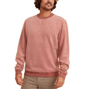 Sudadera de Cuello Redondo Estilo Universitario para Hombre, 100% Algodón, Felpa, Holgada, con Hombros Caídos, Informal, para Invierno, Ropa Urbana, OEM, Marca Privada - Product Image 1