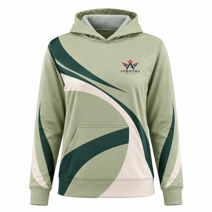 Sudadera con Capucha para Mujer, Estampado Completo, Tela Sublimada, Textura Suave, Construcción Transpirable, Ajuste Cómodo, Ropa Casual Urbana - Product Image 1