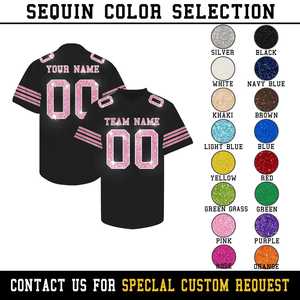 เสื้ออเมริกันฟุตบอลสำหรับผู้ชายไซส์ใหญ่ ระบายอากาศได้ดี เสื้อแข่งสำหรับนักกีฬา ผลิตตามสั่ง - Product Image 1