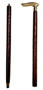 Bastón de Autodefensa para Caminar, Bastón de Madera para Caminar, Tamaño 38 Pulgadas de Largo X 1,1 Pulgadas de Diámetro, Unisex - Product Image 5