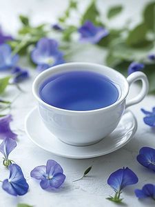Premium Dried Butterfly Pea Flowers Natural Vibrant Blue Color For <b>Tea</b> Beverage Ingredient Bulk Supply - Product Image 2