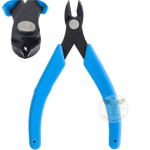 Qorvex Instruments 2175 High Quality Lightweight Maxi Shear Flush Cutter Plier Stainless Steel Smooth Work <b>Soft</b> <b>Wire</b> Jewelry - Product Image 3