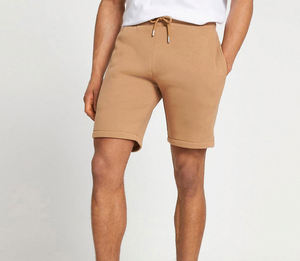 Shorts en molleton uni de qualité supérieure pour hommes, 100 % coton respirant, nouvelle collection 2026, avec logo, best-seller - Product Image 3