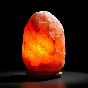 Lámpara de Sal del Himalaya Tallada a Mano de Alta Eficiencia con Base de Madera USB, Purificador de Aire, Luz Nocturna, Nueva - Product Image 2