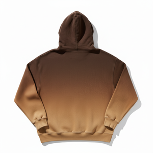 OEM Custom Sun Faded Hoodie 100% Cotton Heavyweight Oversized Vintage Acid Wash Distressed Blank Fleece Pullover Streetwear - Product Image 2