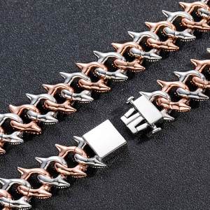 Custom <b>Iced</b> <b>Out</b> Diamond Hip Hop <b>Chain</b> Necklace for Men Cubic Zirconia Cuban Link <b>Chain</b> for Streetwear Fashion Jewelry - Product Image 1